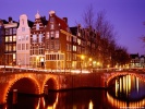 City Lights Amsterdam, The Netherlands wallpaper