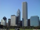 Skyline from Grant Park Chicago, Illinois wallpaper