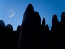 Crescent Moon, Near Sand Arch, Arches National Park Utah wallpaper